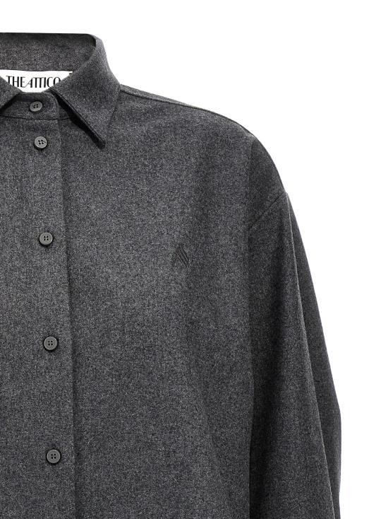 25FW 디 아티코 블라우스 248WCH14W055084 Gray - THE ATTICO