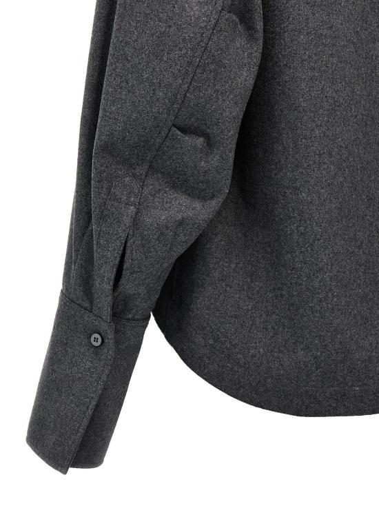 25FW 디 아티코 블라우스 248WCH14W055084 Gray - THE ATTICO