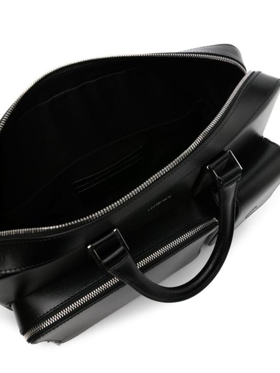 24FW 베르사체 브리프케이스 1014483 1A09308 1B00P BLACK PALLADIUM - VERSACE