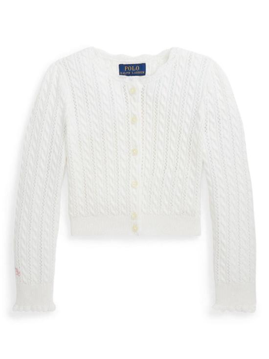 24FW [주니어] 폴로 랄프로렌 가디건 312 934999 002 002 DECKWASH WHITE