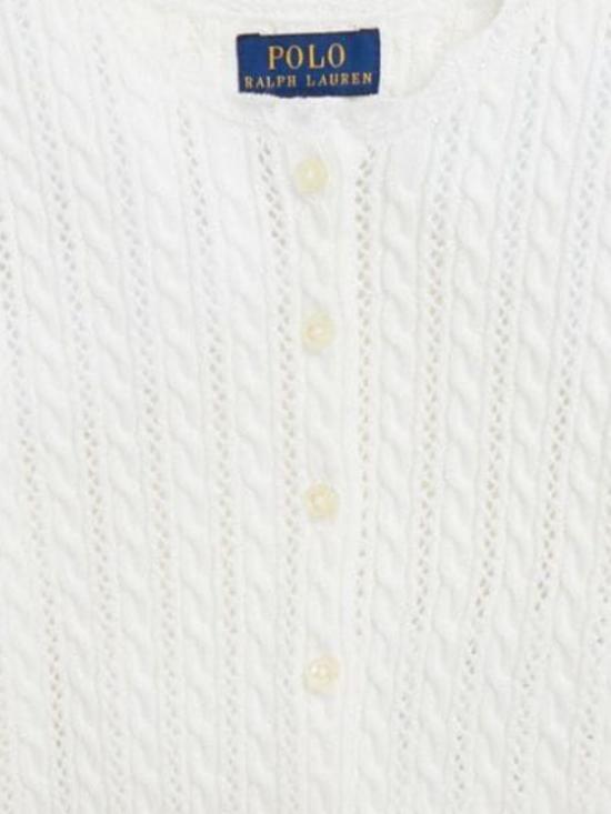 24FW [주니어] 폴로 랄프로렌 가디건 312 934999 002 002 DECKWASH WHITE - POLO RALPH LAUREN