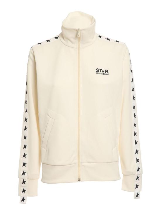  골든구스 스타 사이드 스트라이프 트랙 자켓 GWP00875P00052081347 White