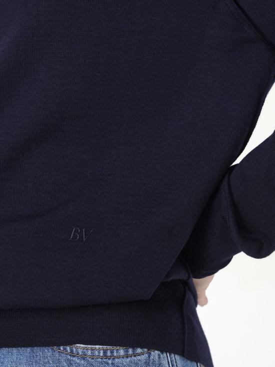 24FW 보테가베네타 폴로 티셔츠 792419V4BF0 4121 Navy - BOTTEGA VENETA