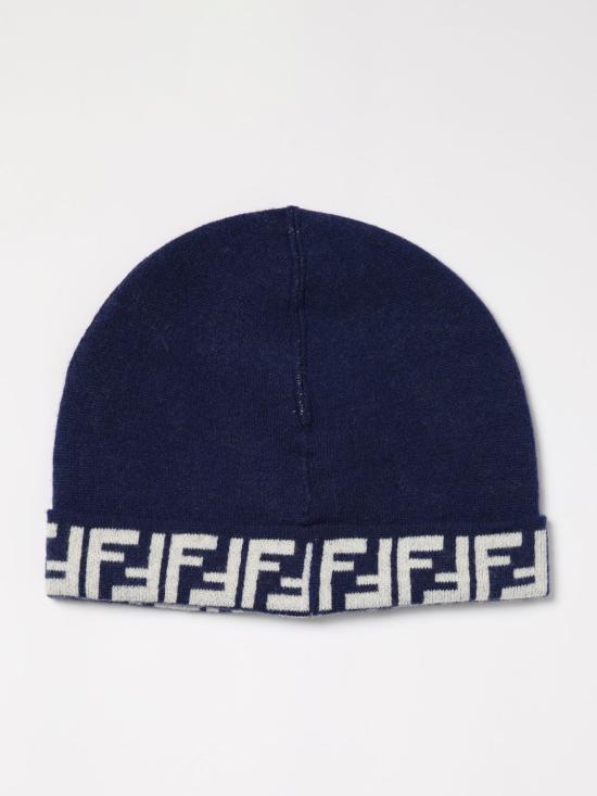 25FW [키즈] 펜디 모자 JUP063AO29 F0QV9 Blue - FENDI