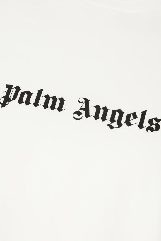 25SS 팜앤젤스 반팔 티셔츠 PMAA089C99JER003 0110 WHITE BLACK - PALM ANGELS