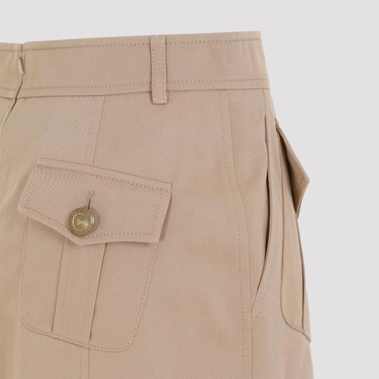 24FW 모스키노 미디 스커트 242D0115 5420 0081 BEIGE NUDE NEUTRALS - MOSCHINO