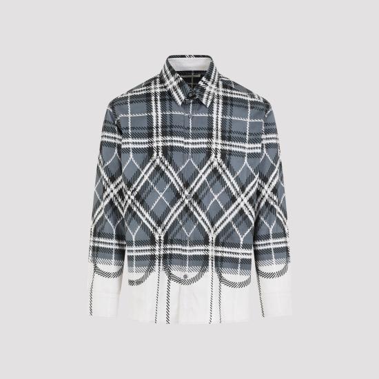 24FW 크레이그 그린 긴팔 셔츠 CGAW24CWOSHI47 GREY PLAID - CRAIG GREEN