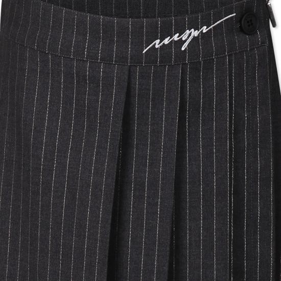 24FW [키즈] 엠에스지엠 스트레이트 팬츠 F4MSJGPA121 101 GREY - MSGM