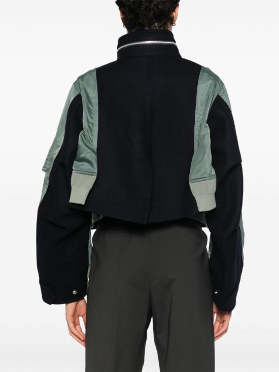 24FW 사카이 자켓 2407331 D NAVY B KHAKI 262 - SACAI