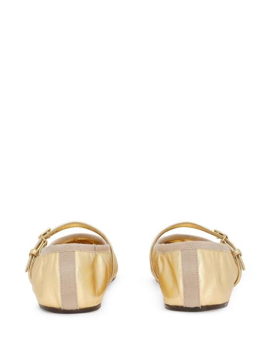 24FW 돌체앤가바나 플랫 슈즈 CB0222A101680997 Gold - DOLCE & GABBANA