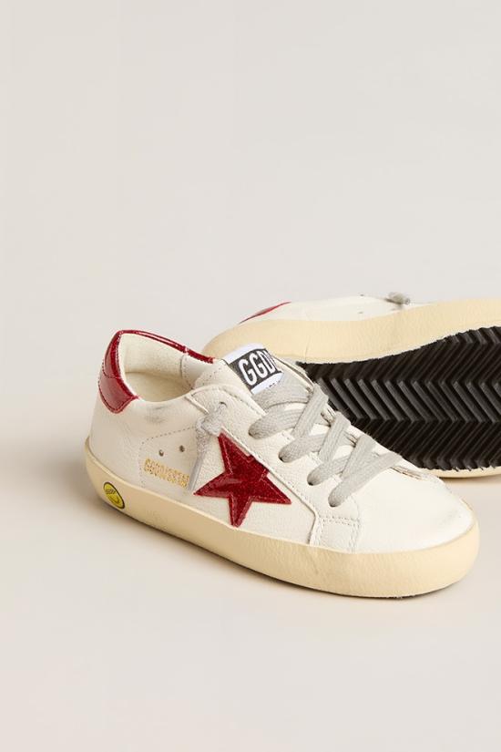 24FW [키즈] 골든구스 스니커즈 GJF00101 F006065 10350 White - GOLDEN GOOSE