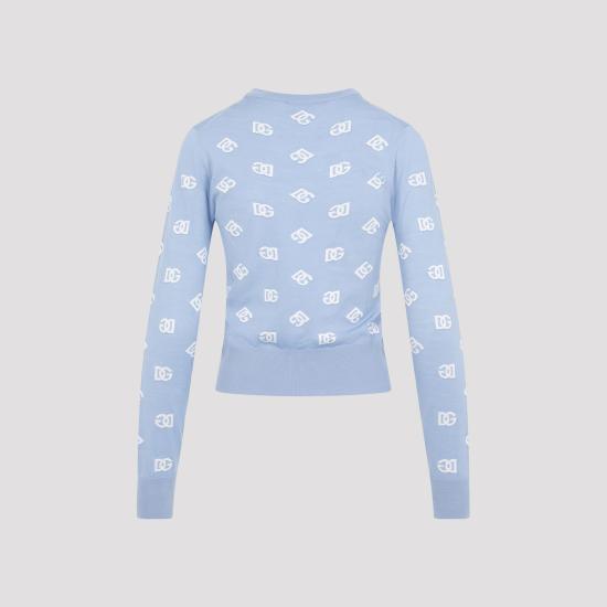 24FW 돌체앤가바나 스웨터 FXJ34TJFMGS BLUE - DOLCE & GABBANA