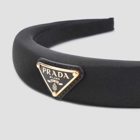 26FW 프라다 리나일론 헤드밴드 1IH0802DMI F0632 BLACK - PRADA