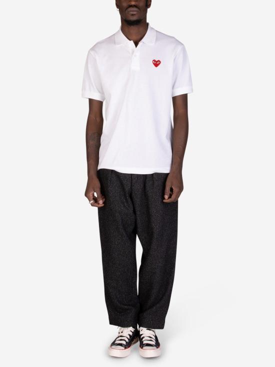 24FW 꼼데가르송 반팔 티셔츠 AX T006 051 White - COMME DES GARCONS