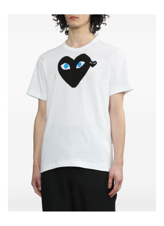 24FW 꼼데가르송 반팔 티셔츠 AX T088 051 White - COMME DES GARCONS