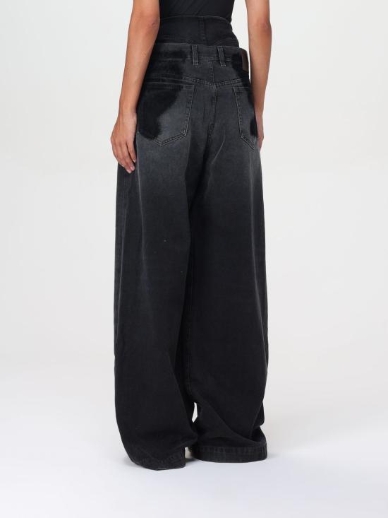 25FW 디 아티코 데님 팬츠 248WCP190D075 100 Black - THE ATTICO