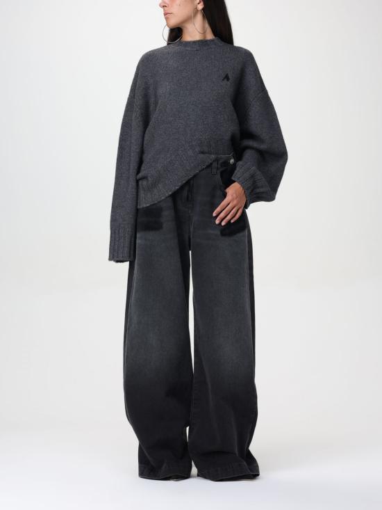 25FW 디 아티코 데님 팬츠 248WCP190D075 100 Black - THE ATTICO