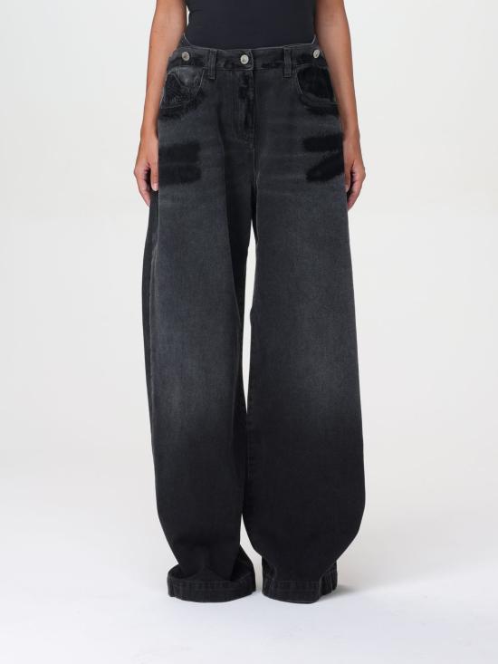 25FW 디 아티코 데님 팬츠 248WCP190D075 100 Black