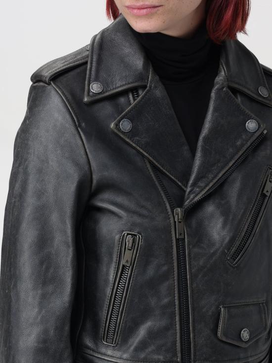 26SS 골든구스 바이커 자켓 GWP00848P00064790100 Black - GOLDEN GOOSE