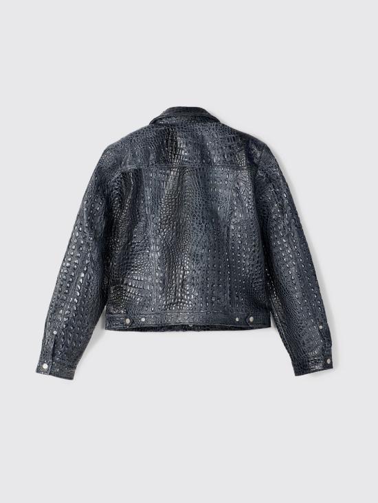 26FW 캠퍼 자켓 AU00012 001 LEATHER JACKET 0 Grey - CAMPER