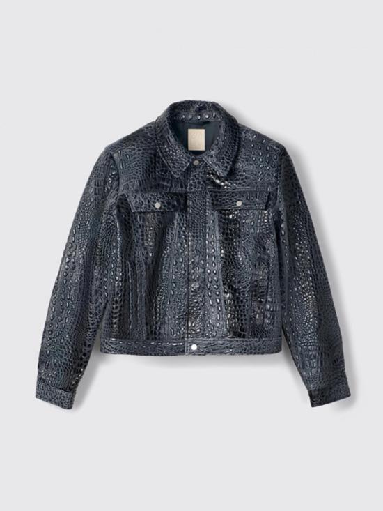 26FW 캠퍼 자켓 AU00012 001 LEATHER JACKET 0 Grey