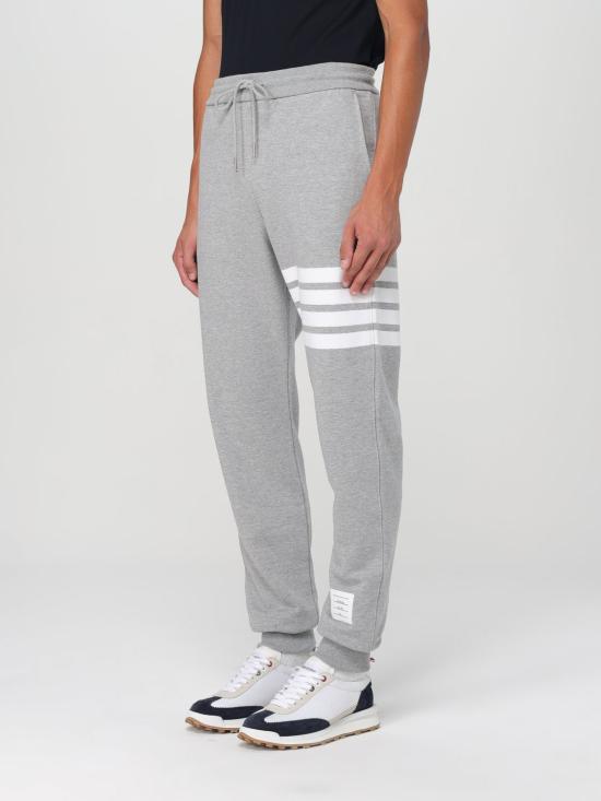 25FW 톰브라운 클래식 루프백 엔지니어드 4바 스웨트팬츠  MJQ008H00535 068 Grey 1 - THOM BROWNE