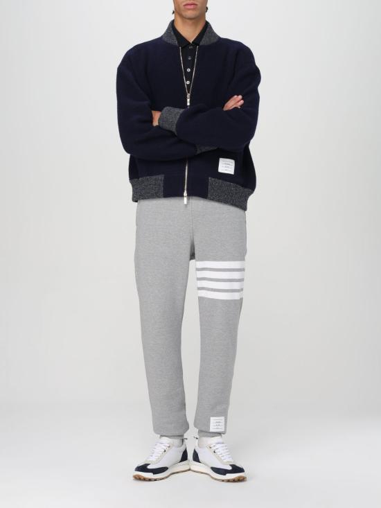 25FW 톰브라운 클래식 루프백 엔지니어드 4바 스웨트팬츠  MJQ008H00535 068 Grey 1 - THOM BROWNE