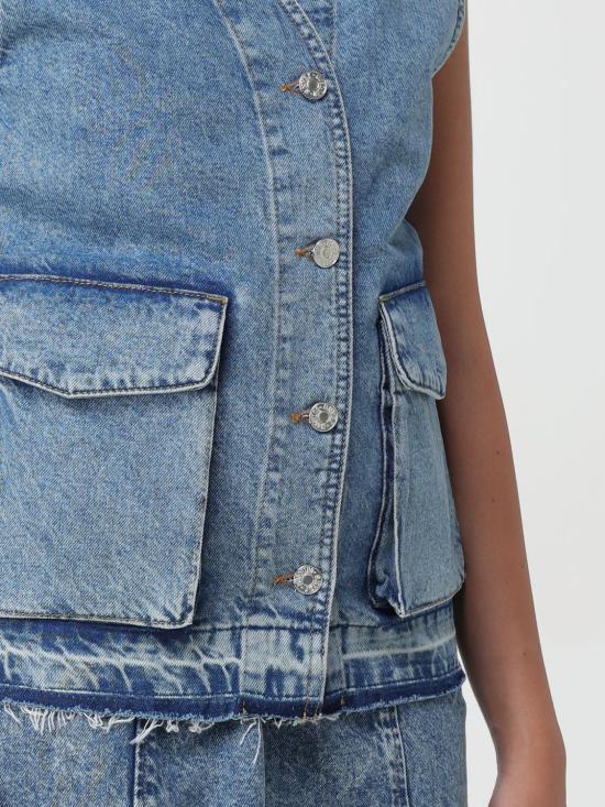 24FW 모스키노 베스트 10018221 1282 Denim - MOSCHINO