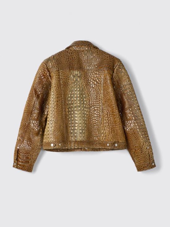 26FW 캠퍼 자켓 AU00012 002 LEATHER JACKET 0 Brown - CAMPER