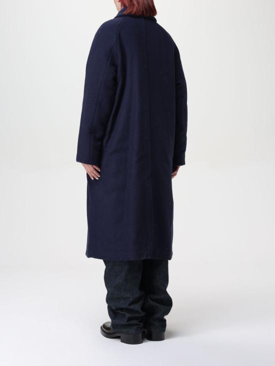  울리치 / 여성 리사이클 울 블렌드 코트 CFWWOU1107FRUT3899 3989 Blue BPG - WOOLRICH