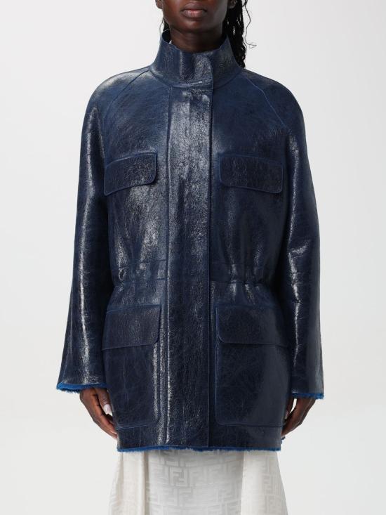 24FW 펜디 자켓 FM5379AOND F1PNC Gnawed Blue