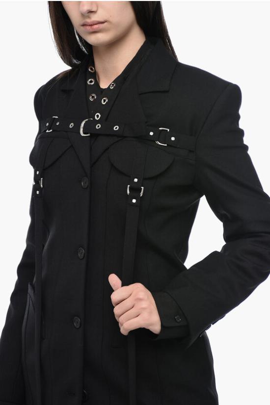  오프화이트 수트 자켓 OWEF117F23FAB0011000 Black - OFF WHITE