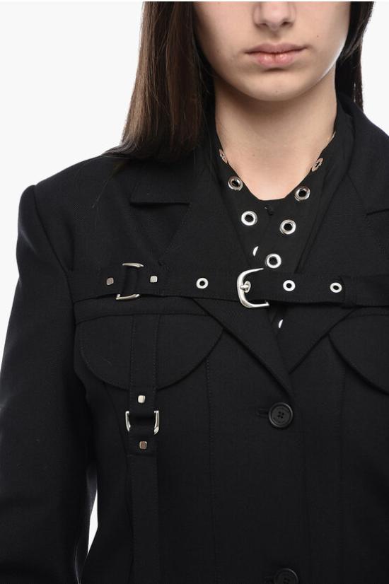  오프화이트 수트 자켓 OWEF117F23FAB0011000 Black - OFF WHITE