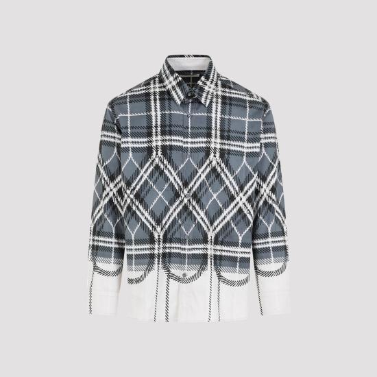 24FW 크레이그 그린 긴팔 셔츠 CGAW24CWOSHI47 GREY PLAID - CRAIG GREEN