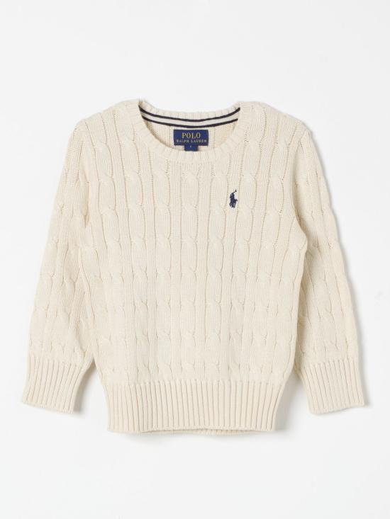 25FW [키즈] 랄프 로렌 캐시미어 니트 322702674 068 Cream