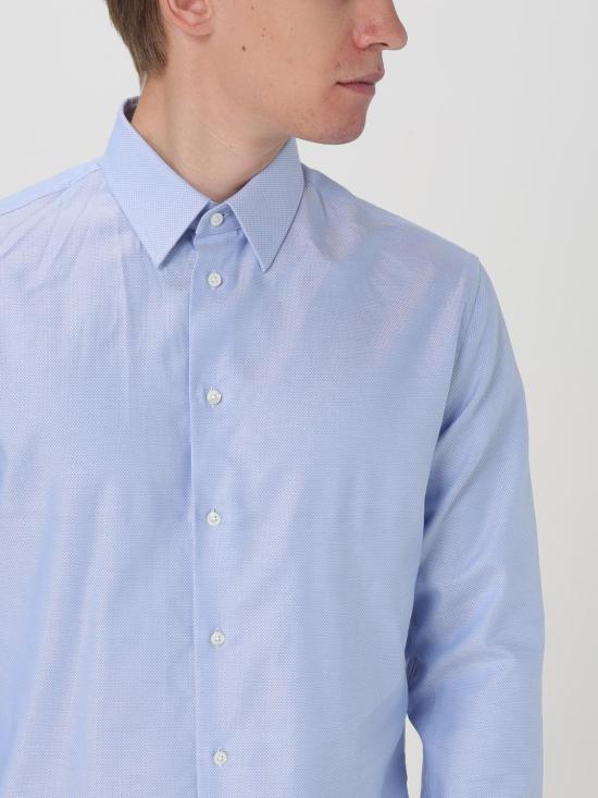  엠포리오 아르마니 긴팔 셔츠 EM000195TE10956 F9025 Gnawed Blue - EMPORIO ARMANI