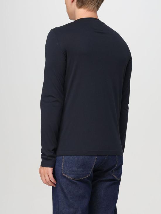  엠포리오 아르마니 긴팔 티셔츠 8N1TR11JRGZ 0920 Blue - EMPORIO ARMANI