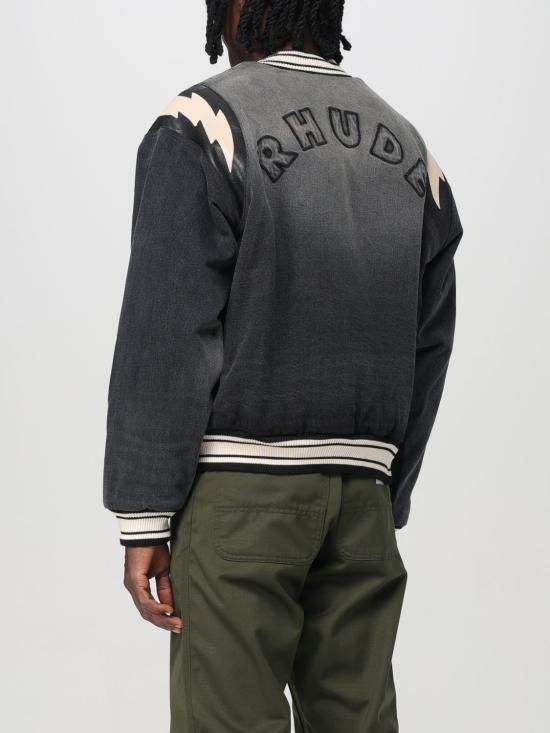 24FW 루드 봄버 자켓 RHPF24BB01604 0015 Black - RHUDE