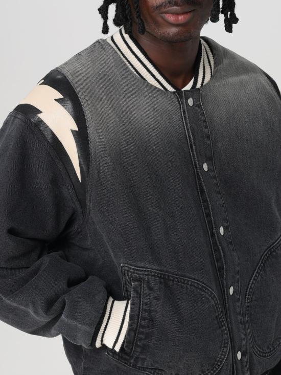 24FW 루드 봄버 자켓 RHPF24BB01604 0015 Black - RHUDE