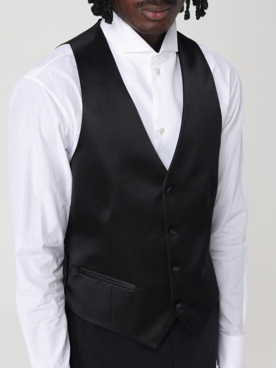 24FW 엠포리오 아르마니 베스트 01J0G001597 999 Black - EMPORIO ARMANI