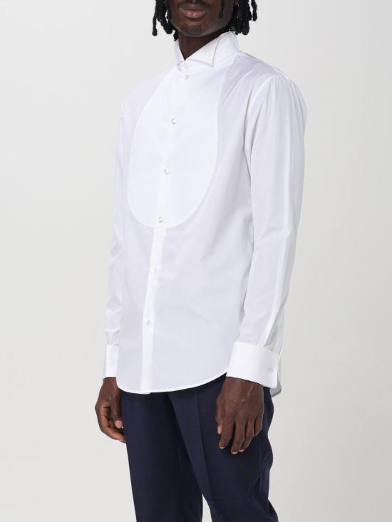  엠포리오 아르마니 긴팔 셔츠 EM000190TE10247 U0002 White - EMPORIO ARMANI