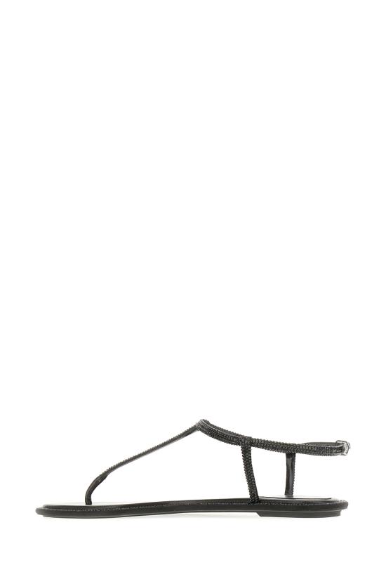 25SS 르네 카오빌라 샌들 C11574010R001V050 BLACKSAT - RENE CAOVILLA