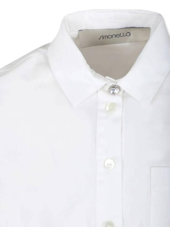 24FW [주니어] 시모네타 셔츠 SV5A60 P0013 100 White - SIMONETTA