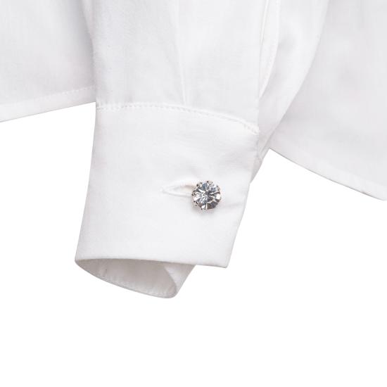 24FW [주니어] 시모네타 블라우스 SV5A70 P0013 100 White - SIMONETTA