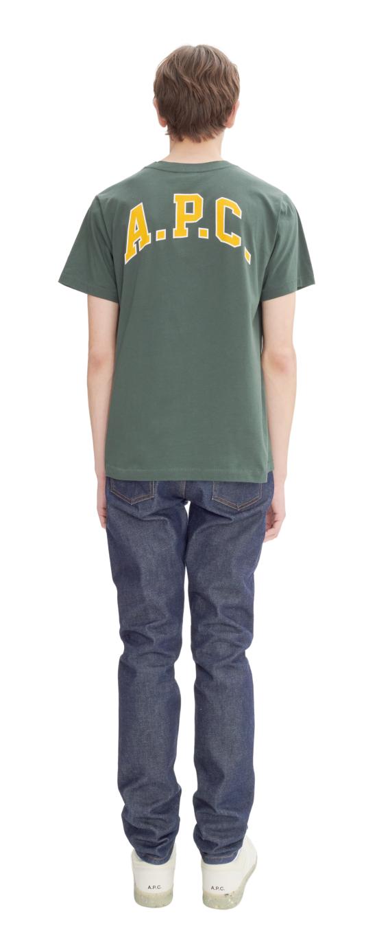 24FW 아페쎄 반팔 티셔츠 COHBW M26427 KAF VERT FONCE - A.P.C.