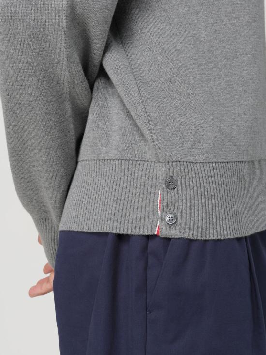 25FW 톰브라운 스웨터 MKA326AY3001 055 Grey - THOM BROWNE