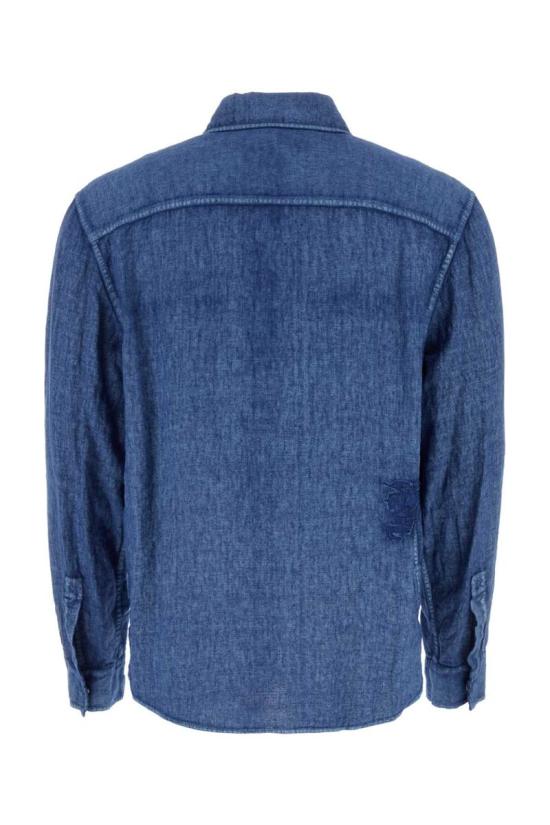  버버리 데님 셔츠 8081690 B7323 BLUE - BURBERRY