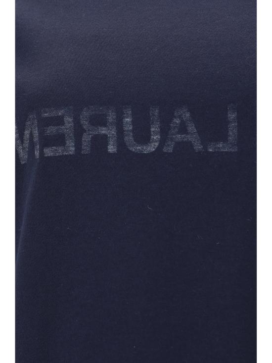 25SS 생로랑 반팔 티셔츠 663278Y37AW 4145 BLUE - SAINT LAURENT