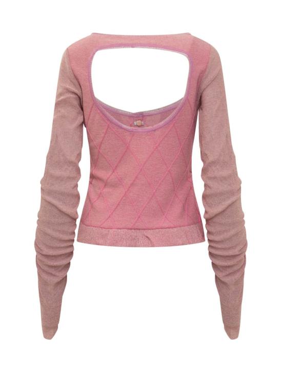  코르미오 가디건 ELENA ORTENSIA PINK - CORMIO