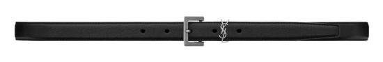24FW 생로랑 가죽 벨트 612616 BRM0E1000